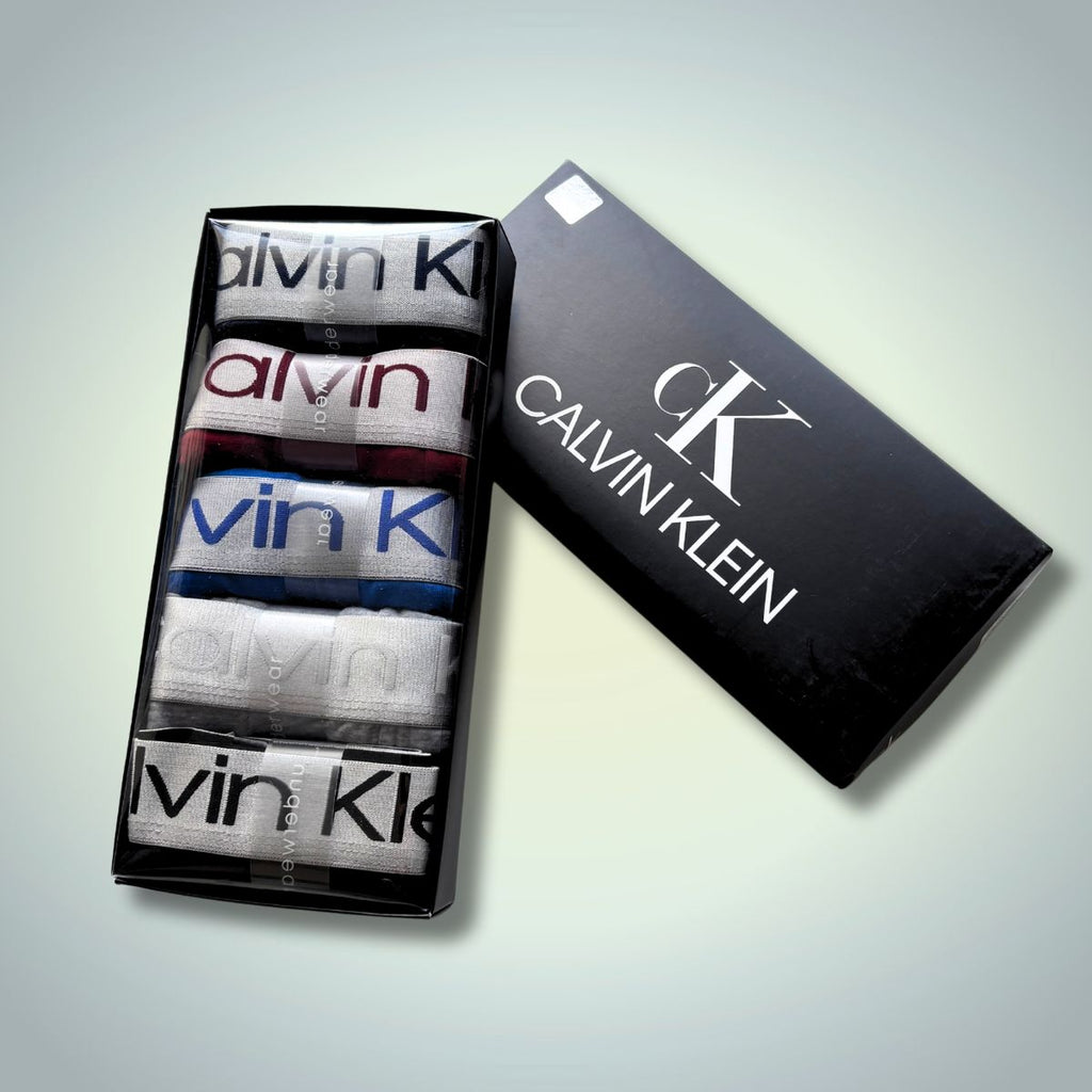 Σετ 5 μποξεράκια Calvin Klein, διάφορα χρώματα. Premium ποιότητα