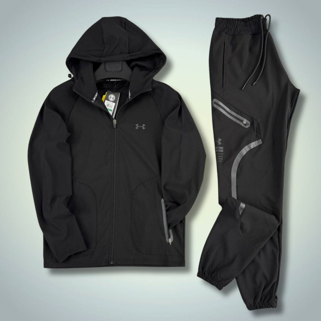 Under Armour ανδρικό αδιάβροχο αθλητικό σετ, μαύρο. Premium