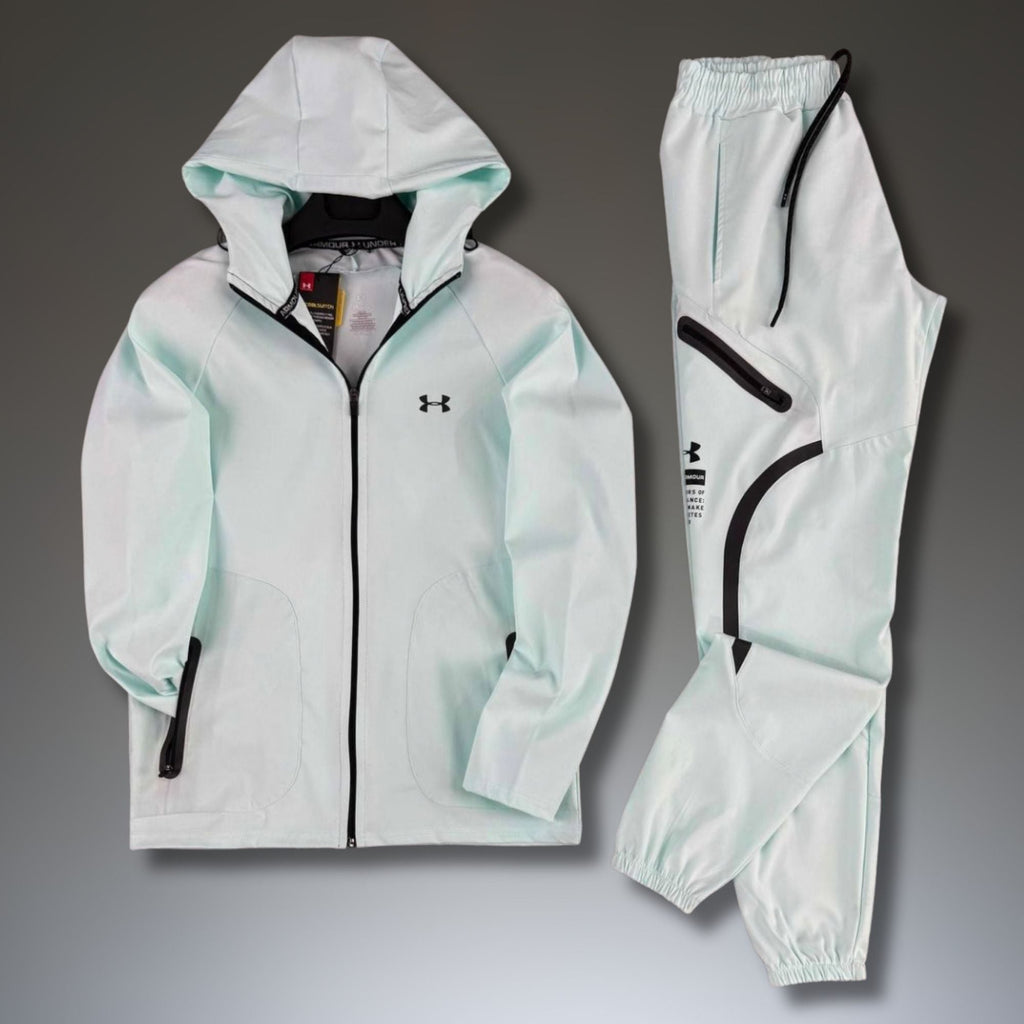 Under Armour ανδρικό αδιάβροχο αθλητικό σετ, ανοιχτό μπλε. Premium