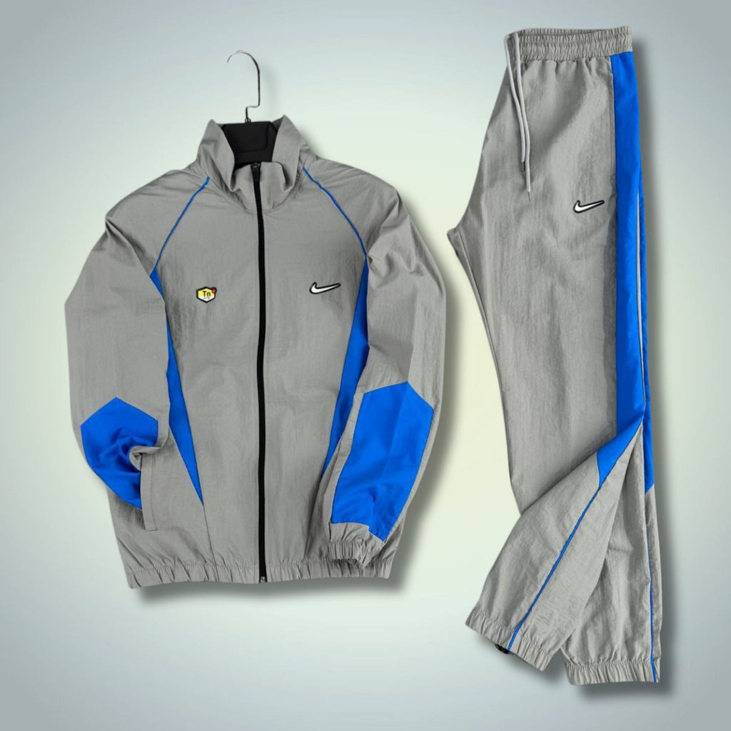 Nike TN ανδρική αδιάβροχη φόρμα, γκρι-μπλε. Premium