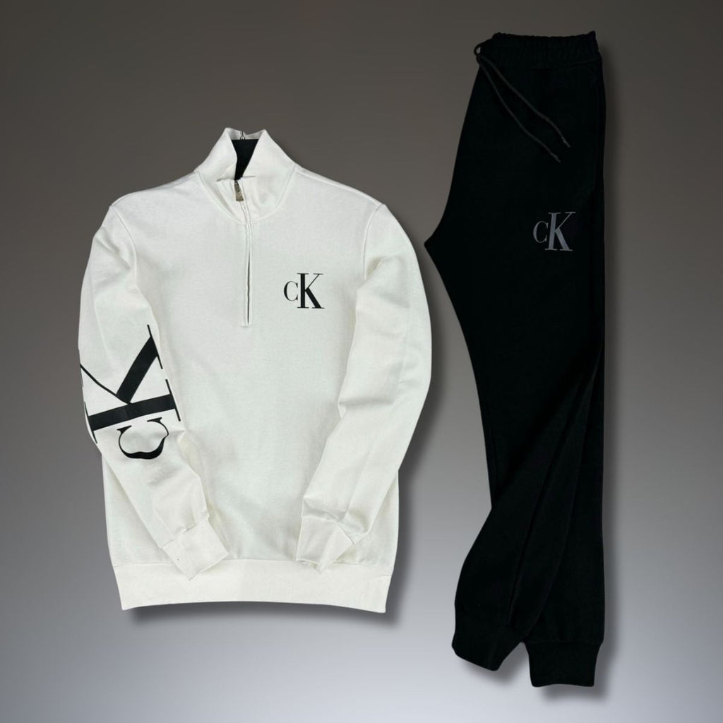 Ανδρικό αθλητικό Calvin Klein, λευκό - μαύρο. Premium ποιότητα