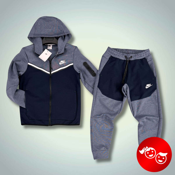 Παιδική φόρμα Nike Tech Fleece, μπλε – σκούρο μπλε, Model 2024. Premium ποιότητα