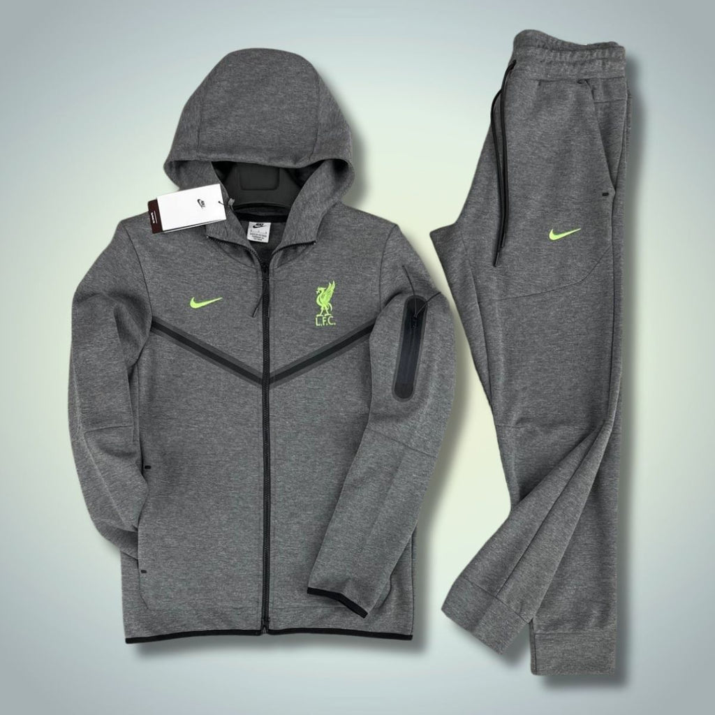 Ανδρικό αθλητικό σύνολο Nike Liverpool Tech Fleece, γκρι. Premium ποιότητα