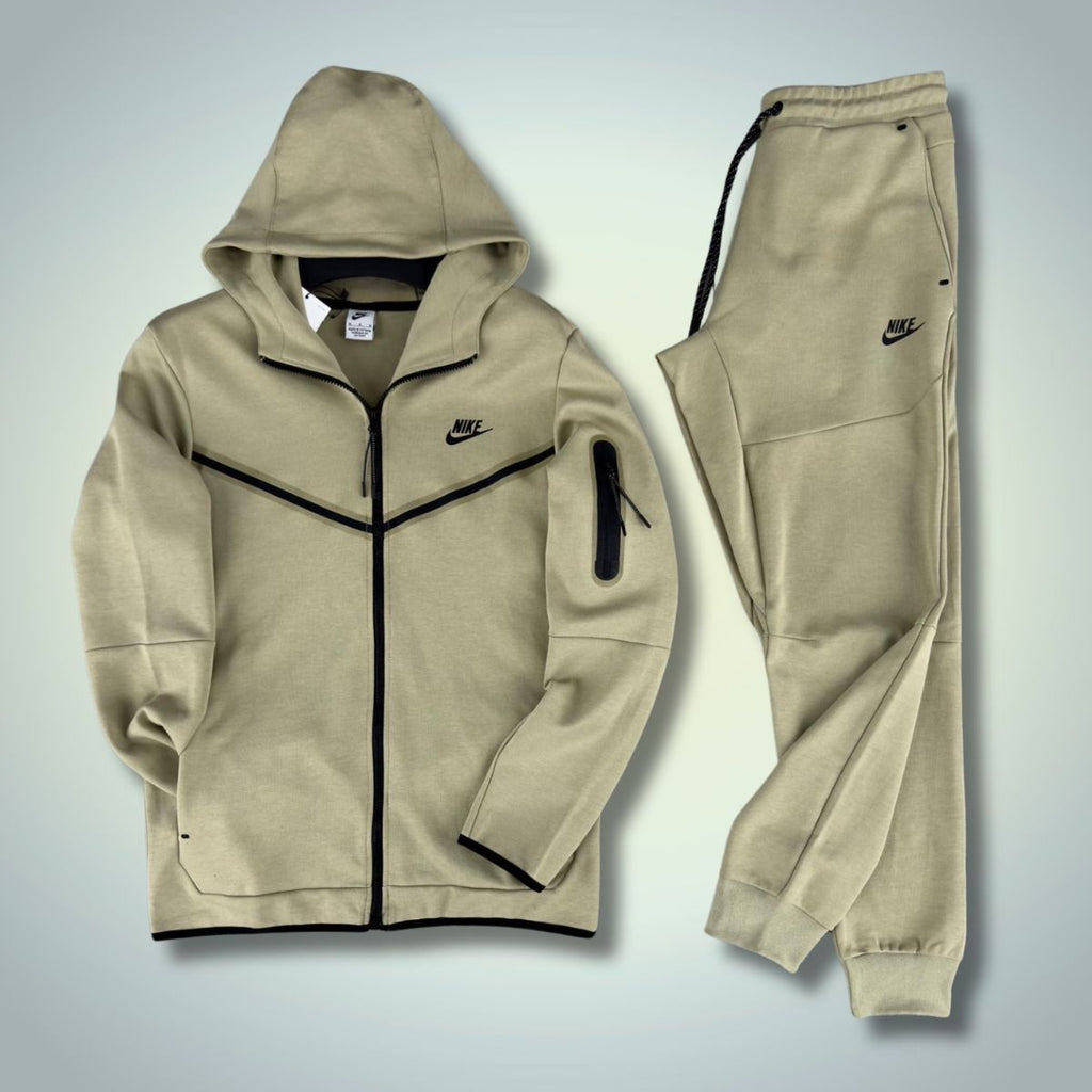 Ανδρικό αθλητικό Nike Tech Fleece, λαδί. Premium ποιότητα