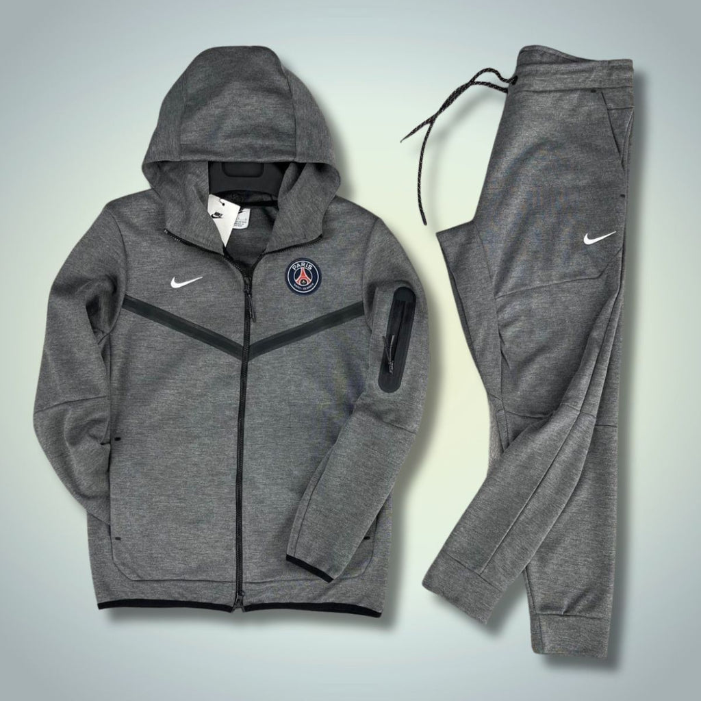 Ανδρικό αθλητικό Nike Tech Fleece, PSG, γκρι. Premium ποιότητα