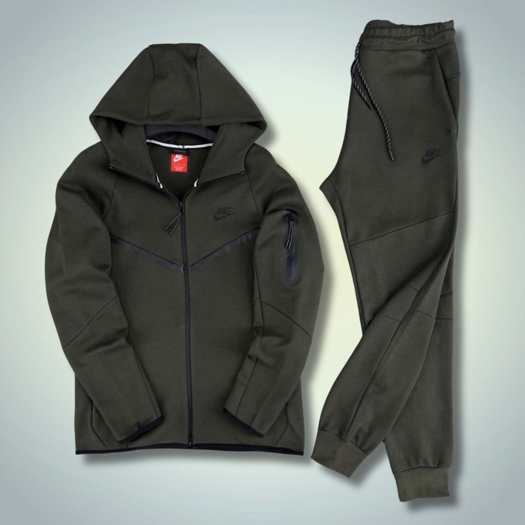 Αθλητικό σετ Nike Tech Fleece, γραφίτης. Μοντέλο 2024. Premium ποιότητα