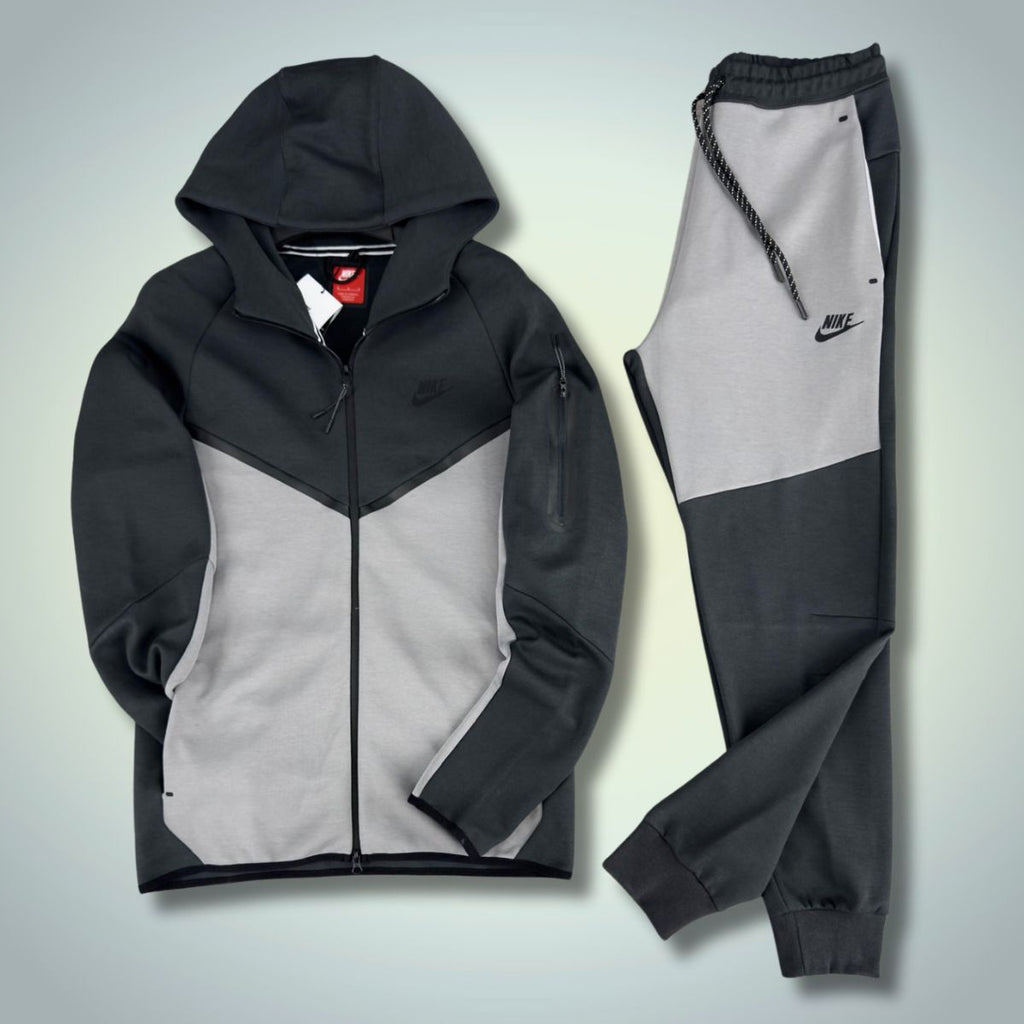 Αθλητικό σετ Nike Tech Fleece, γραφίτης - γκρι. Μοντέλο 2024. Premium ποιότητα