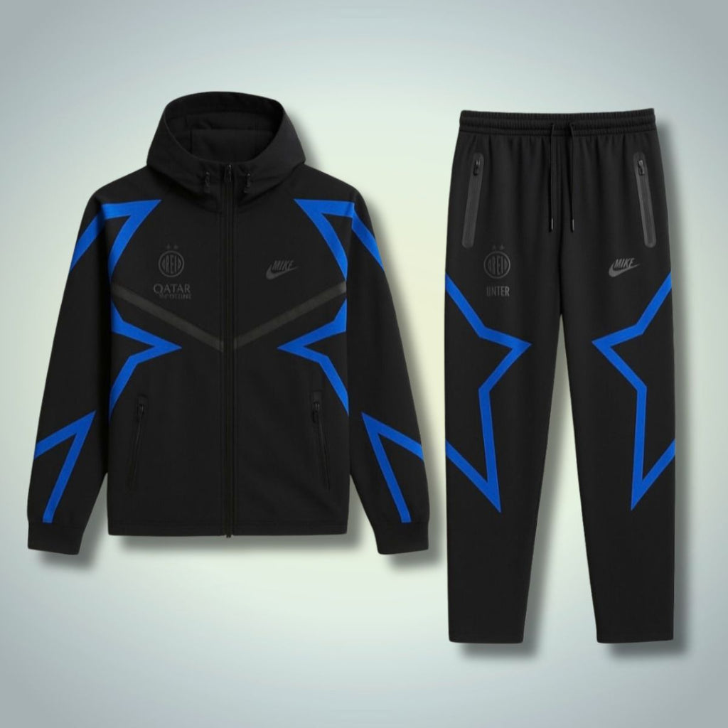 Ανδρική υφασμάτινη φόρμα Nike Inter Tech Fleece, Τελικός Champions League 2025. Premium ποιότητα