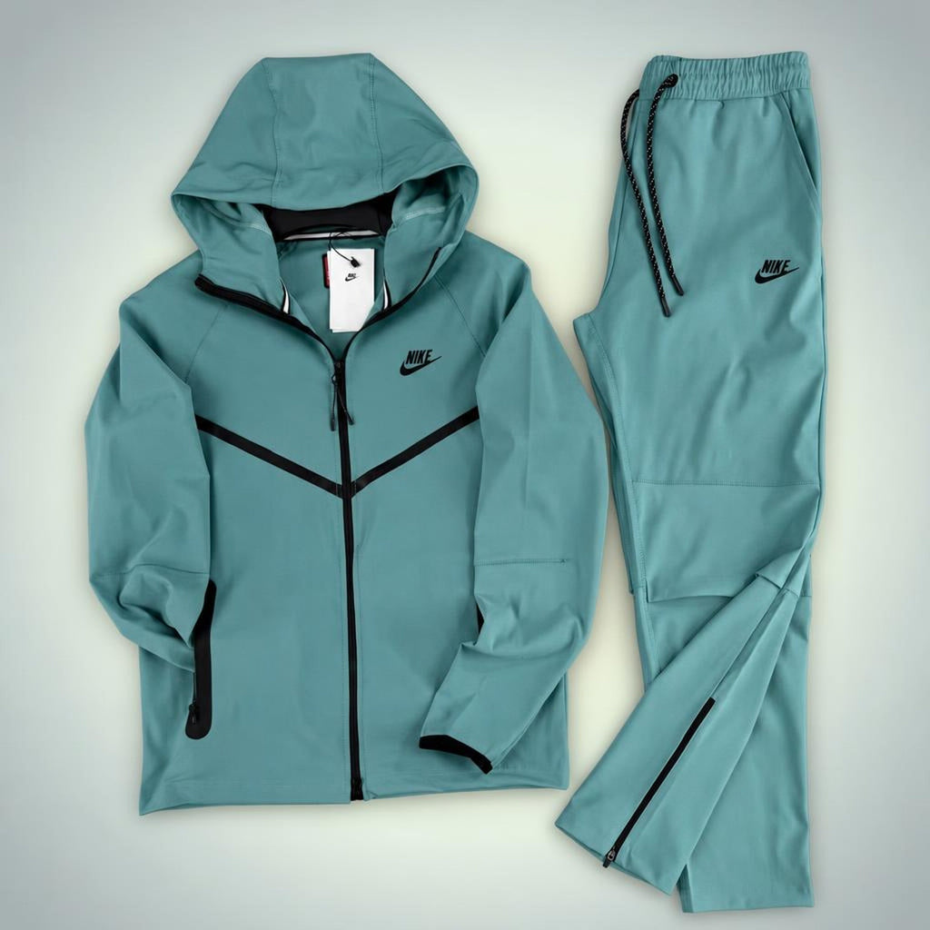 Nike Wooven Tech Fleece ανδρικό αθλητικό σύνολο, τιρκουάζ. Premium ποιότητα