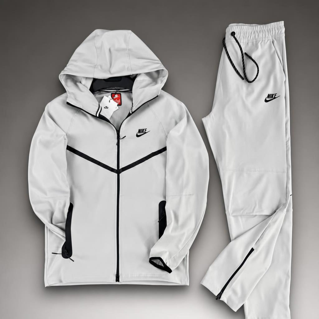 Nike Wooven Tech Fleece ανδρικό αθλητικό σύνολο, γκρι. Premium