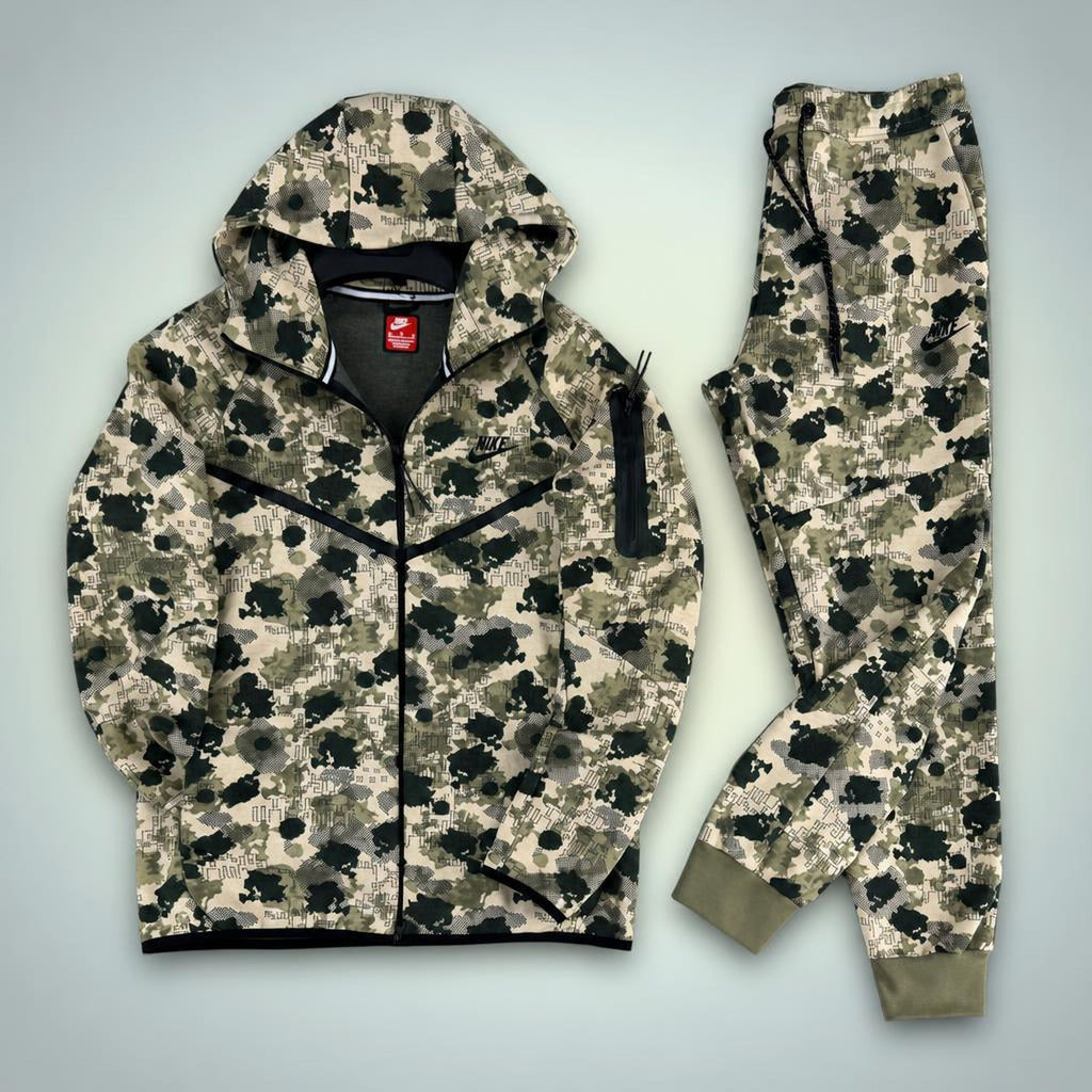 Nike Tech Fleece ανδρικό αθλητικό σύνολο, Καμουφλάζ. Premium ποιότητα