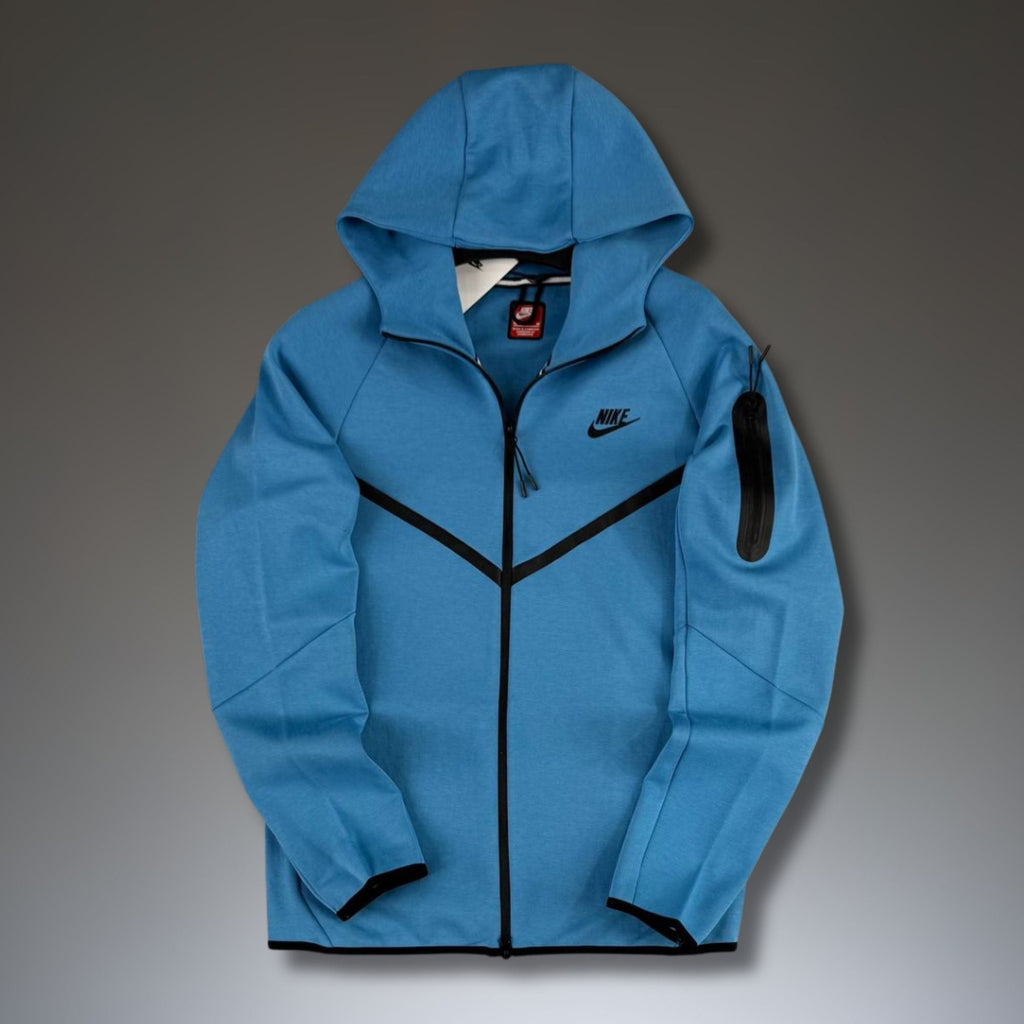 Nike Tech Fleece ανδρικό φούτερ, μπλε. Μοντέλο 2024. Premium ποιότητα