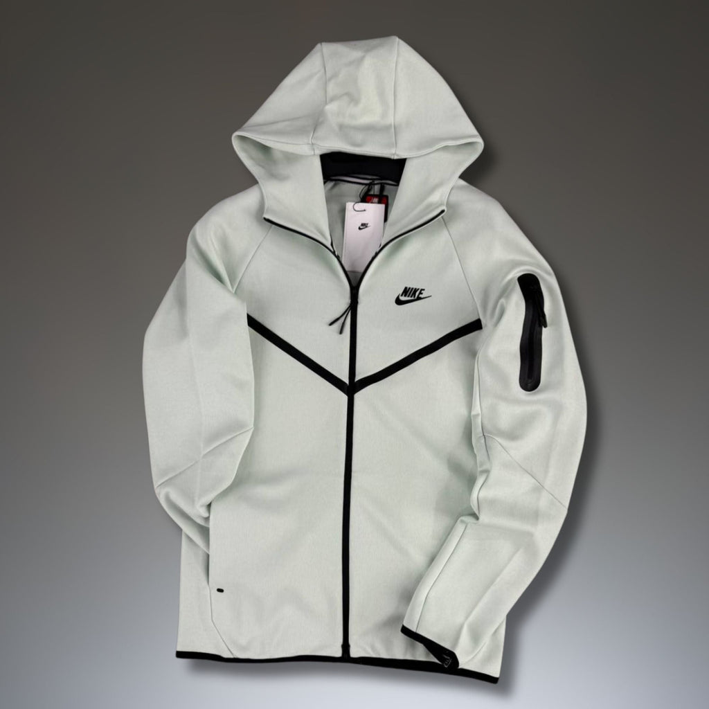 Nike Tech Fleece ανδρικό φούτερ, μέντα. Μοντέλο 2024. Premium ποιότητα