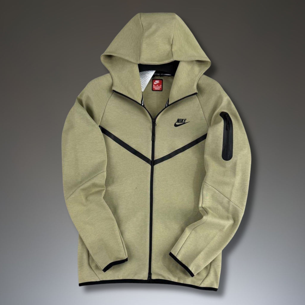 Nike Tech Fleece ανδρικό φούτερ, ανοιχτό πράσινο. Μοντέλο 2024. Premium ποιότητα