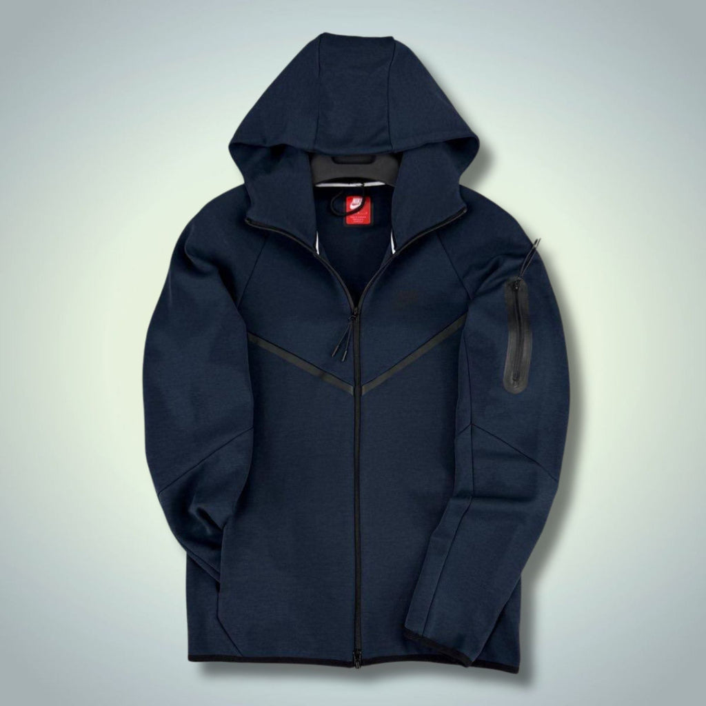 Nike Tech Fleece ανδρικό φούτερ, σκούρο μπλε. Μοντέλο 2024. Premium ποιότητα