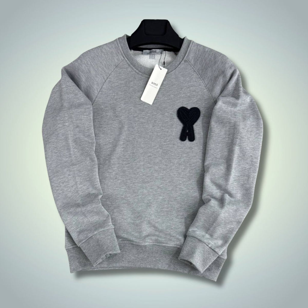 Ανδρικό φούτερ AM, κλασικό γκρι. Premium ποιότητα