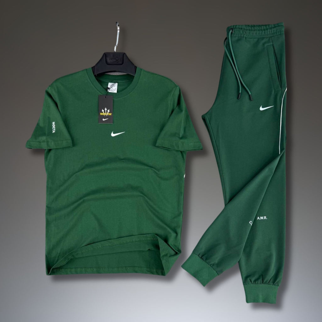 Nike Nocta ανδρική καλοκαιρινή φόρμα, πράσινο. Premium ποιότητα