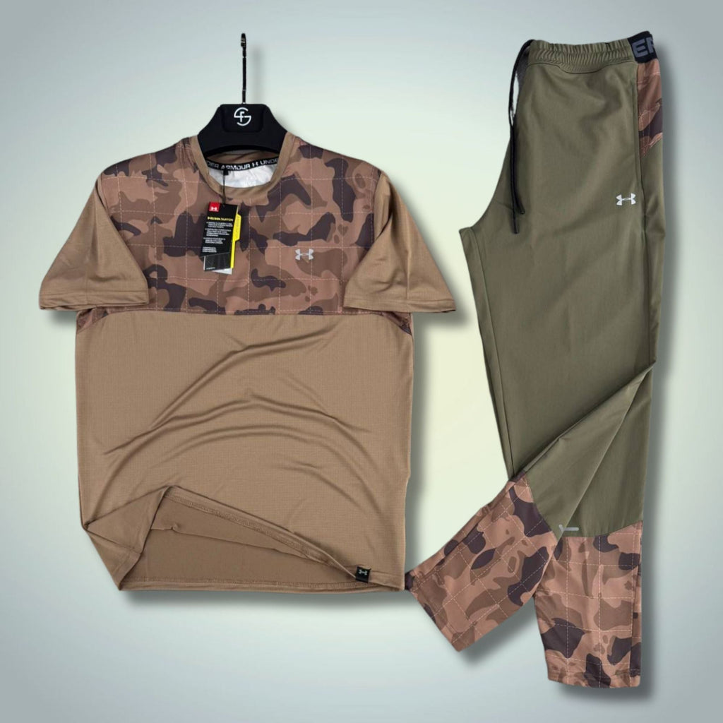 Under Armour ανδρική αδιάβροχη φόρμα, καφέ-πράσινο. Premium ποιότητα