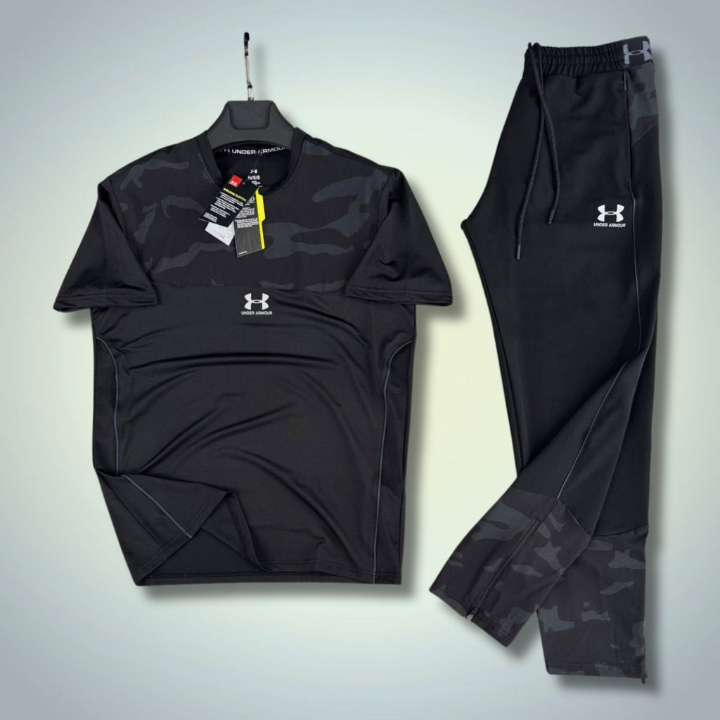 Under Armour ανδρική αδιάβροχη φόρμα, μαύρο-καμουφλάζ. Premium ποιότητα