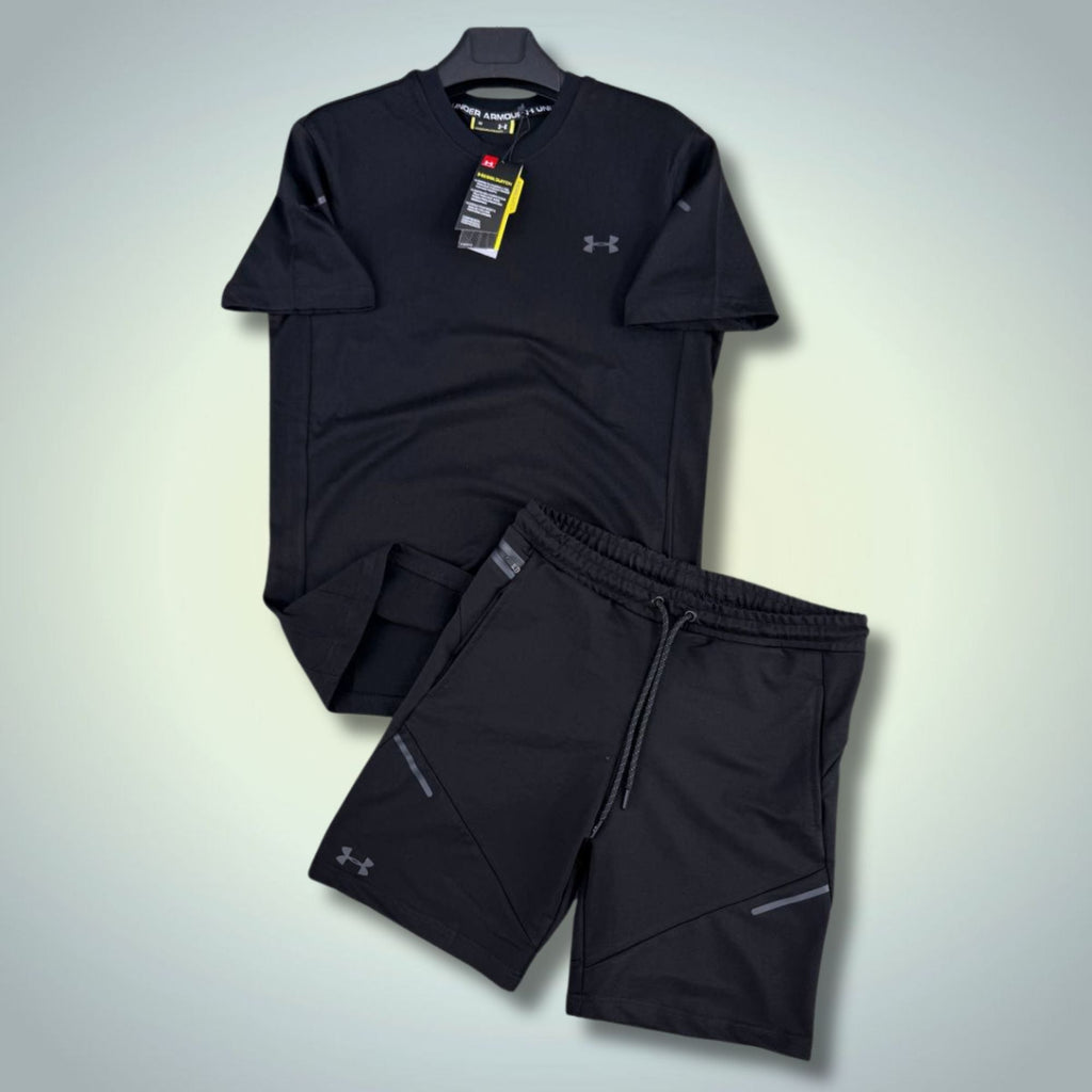 Under Armour ανδρικό κοντό αθλητικό σετ, μαύρο. Premium ποιότητα