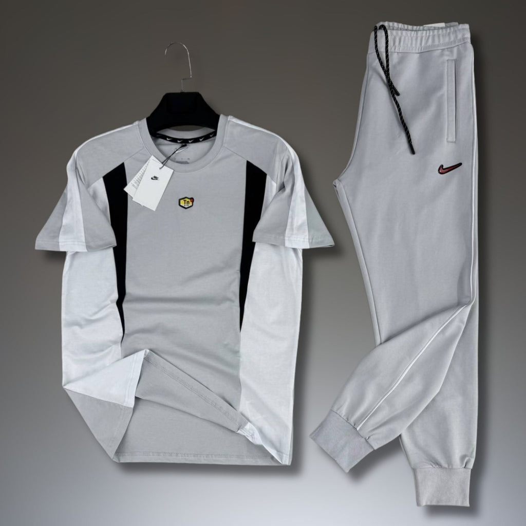 Nike TN ανδρικό καλοκαιρινό αθλητικό σετ, γκρι. Premium ποιότητα