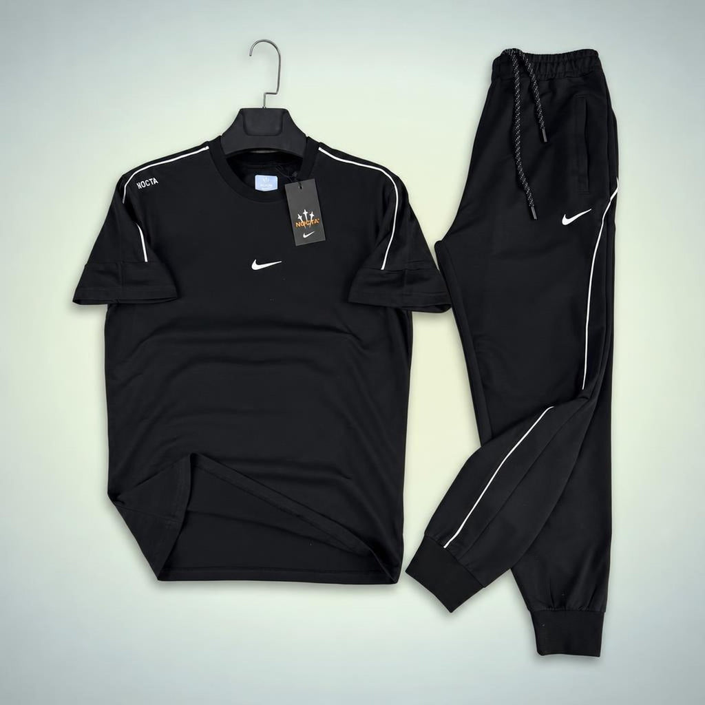 Nike Nocta ανδρική καλοκαιρινή φόρμα, μαύρο. Premium ποιότητα