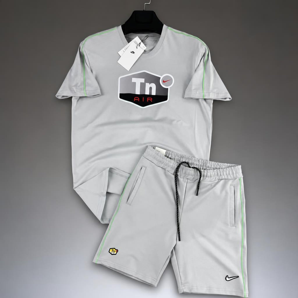 Nike TN Big Logo ανδρικό κοντό αθλητικό σετ, γκρι. Premium ποιότητα