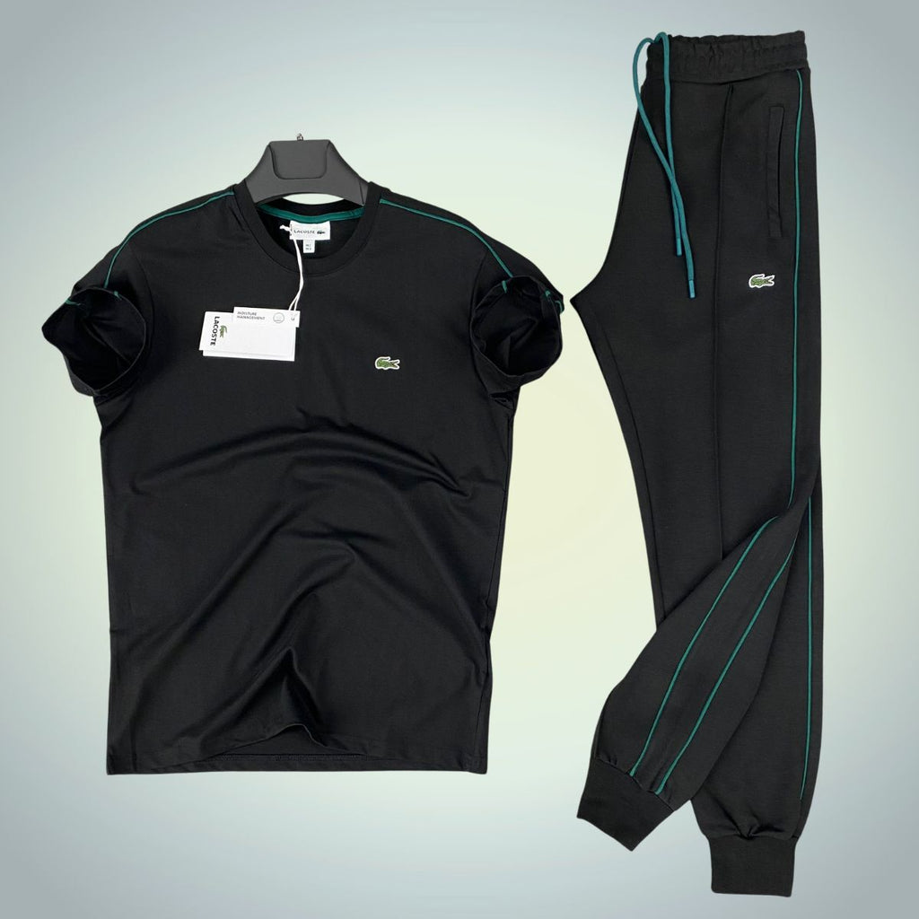 Lacoste αθλητική ανδρική καλοκαιρινή φόρμα, μαύρο. 
Υψηλής ποιότητας