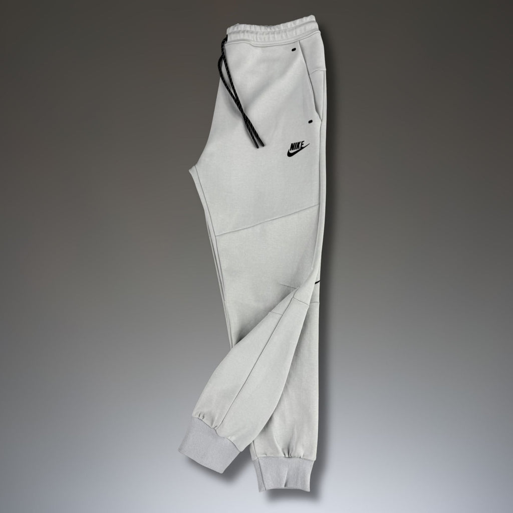 Nike Tech Fleece ανδρικό αθλητικό παντελόνι φόρμας, εκρού. Premium ποιότητα