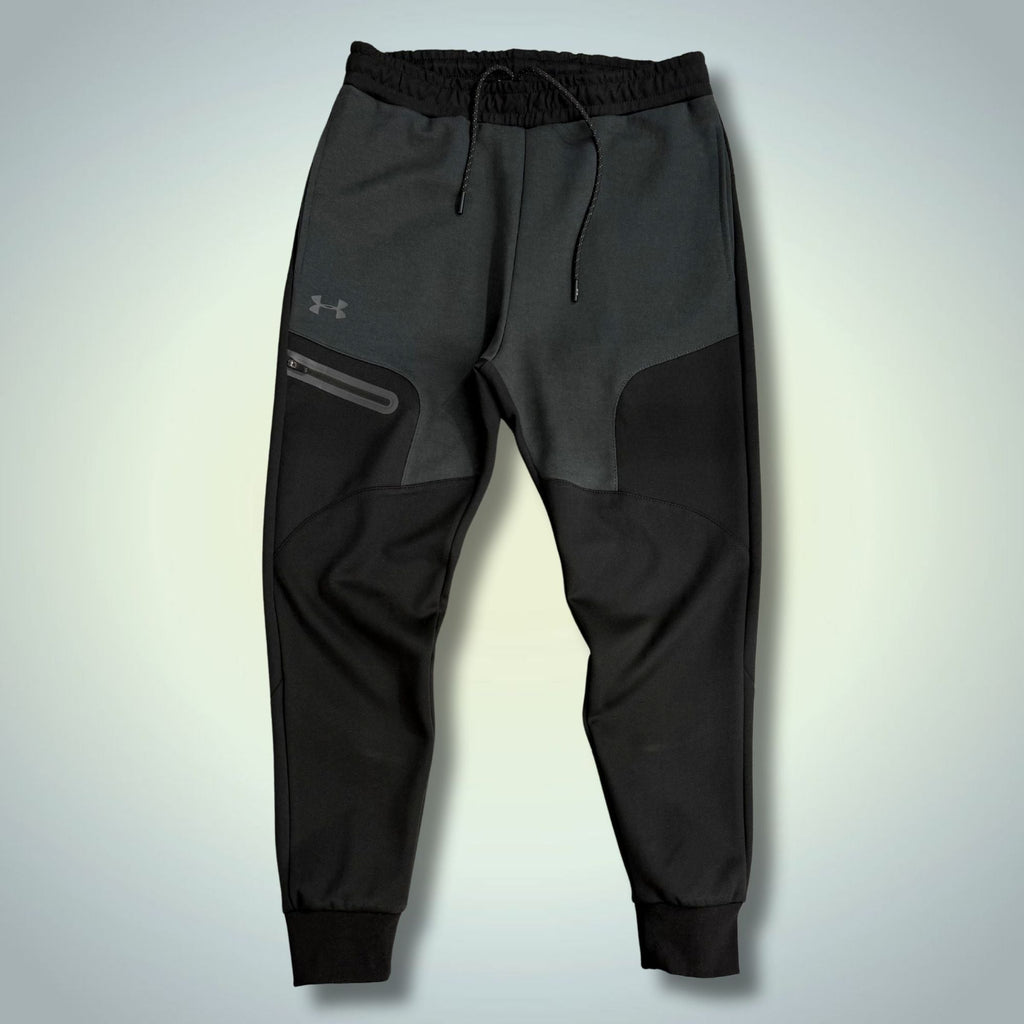 Under Armour ανδρικό αθλητικό παντελόνι φόρμας, μαύρο-γραφίτη. Premium ποιότητα