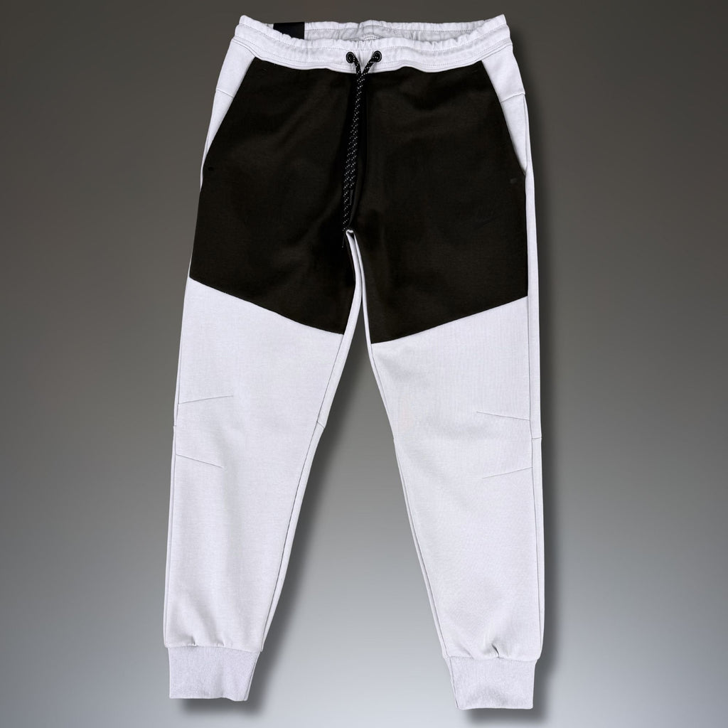 Nike Tech Fleece ανδρικό αθλητικό παντελόνι, γκρι-βρώμικο άσπρο. Premium ποιότητα