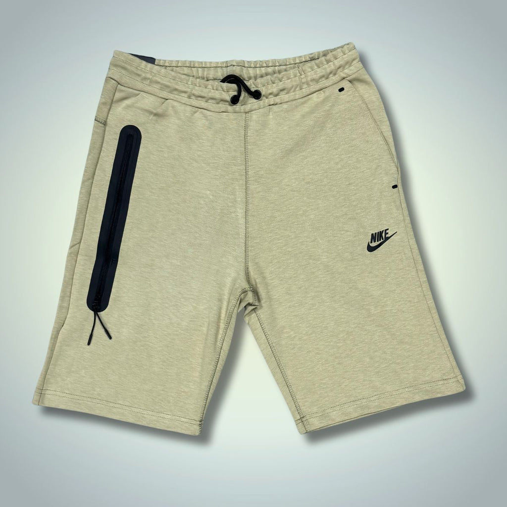 Nike Tech Fleece 2024 αντρικό αθλητικό σορτς, λαδί. Premium ποιότητα
