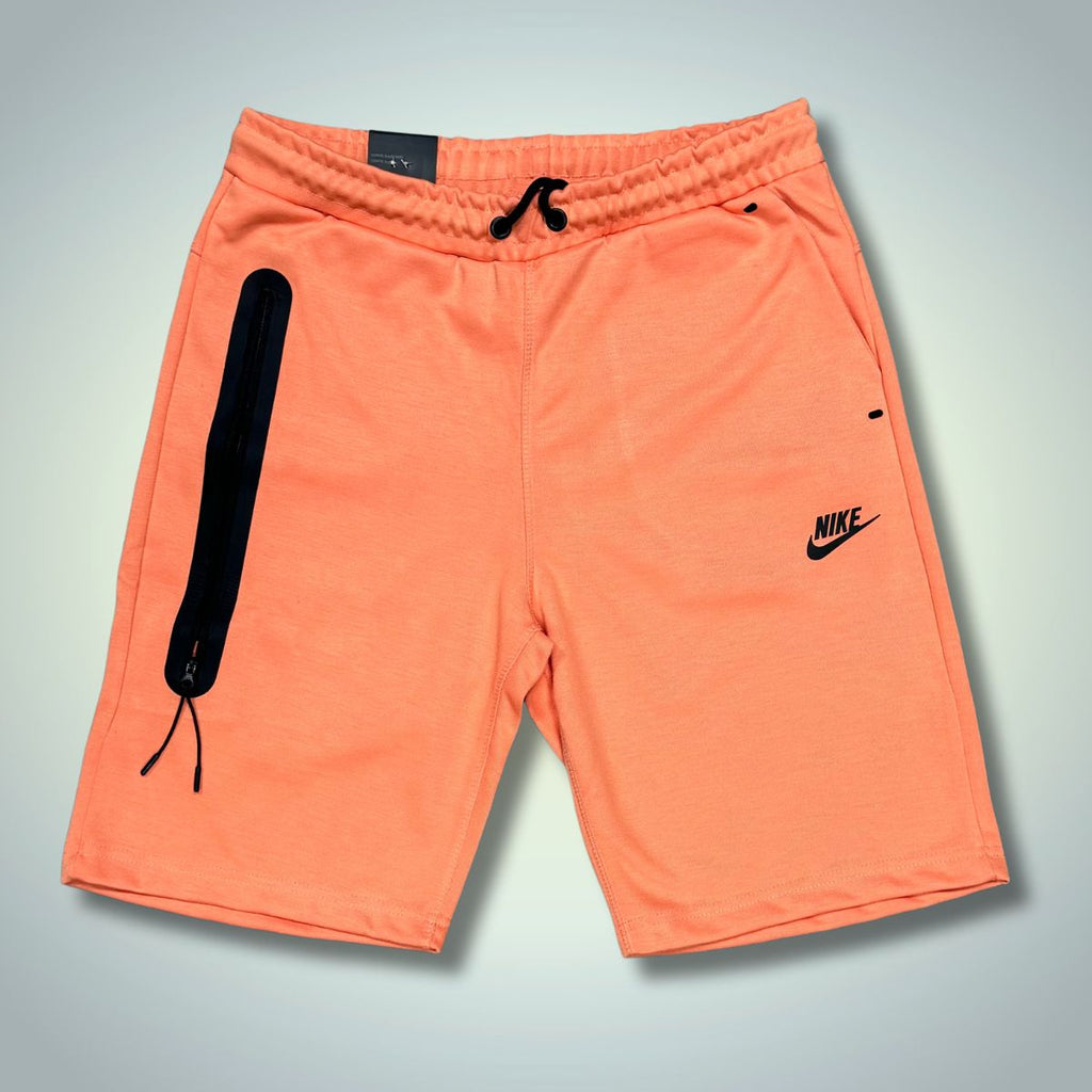 Nike Tech Fleece 2024 αντρικό αθλητικό σορτς, πορτοκαλί. Premium ποιότητα