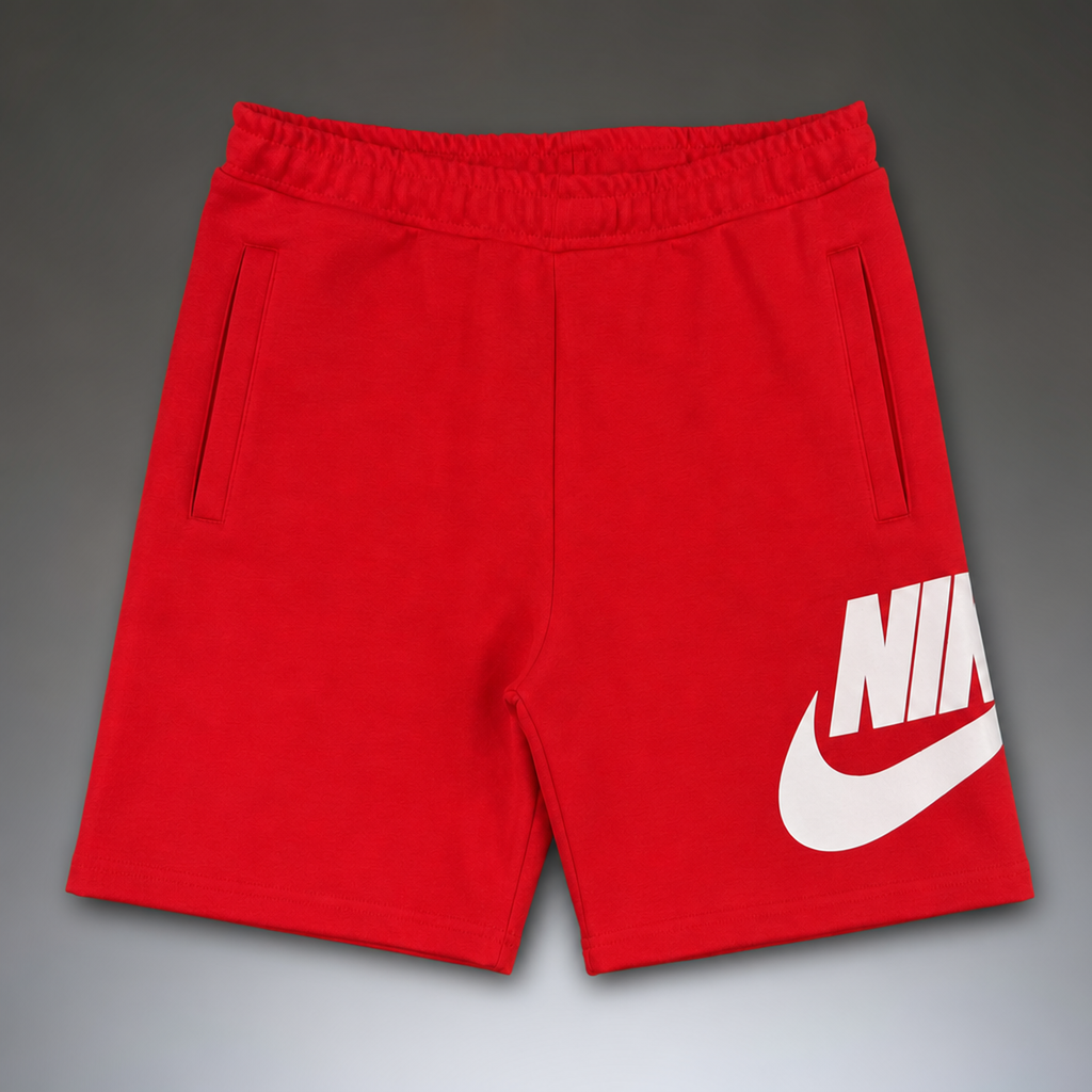 Nike Club Alumni ανδρικό αθλητικό σορτς, Κόκκινο. Premium ποιότητα