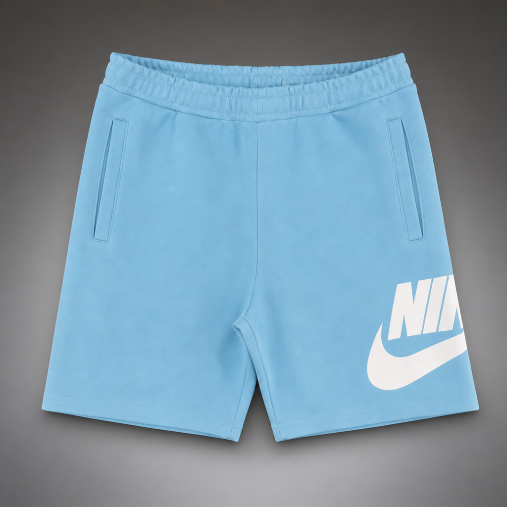 Nike Club Alumni ανδρικό αθλητικό σορτς, ανοιχτό μπλε. Premium ποιότητα