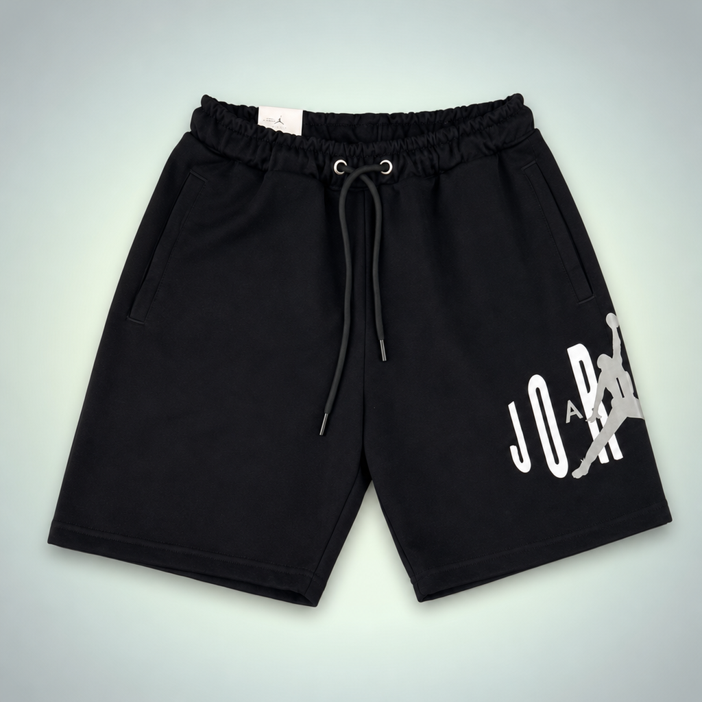 Air Jordan Fleece ανδρικό αθλητικό σορτς, μαύρο. Premium ποιότητα