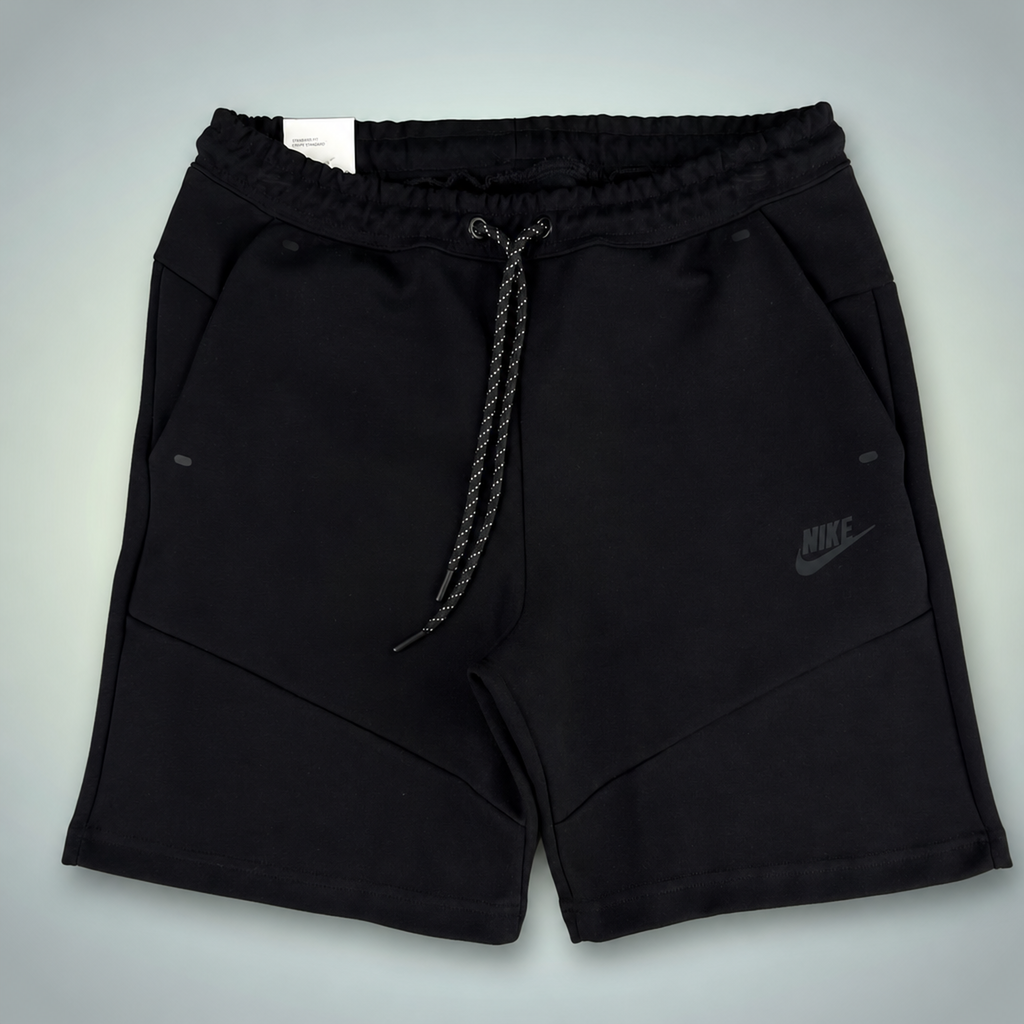 Nike Tech Fleece ανδρικό αθλητικό σορτς, μαύρο. Premium ποιότητα