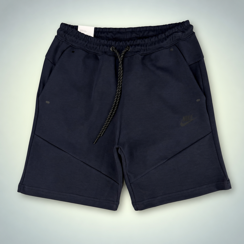 Nike Tech Fleece ανδρικό αθλητικό σορτς, σκούρο μπλε. Premium ποιότητα