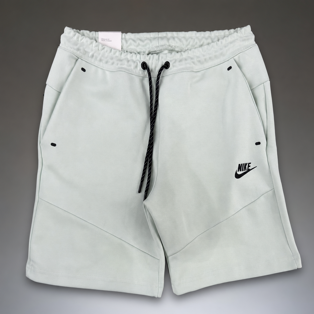 Nike Tech Fleece ανδρικό αθλητικό σορτς, μέντα. Premium ποιότητα