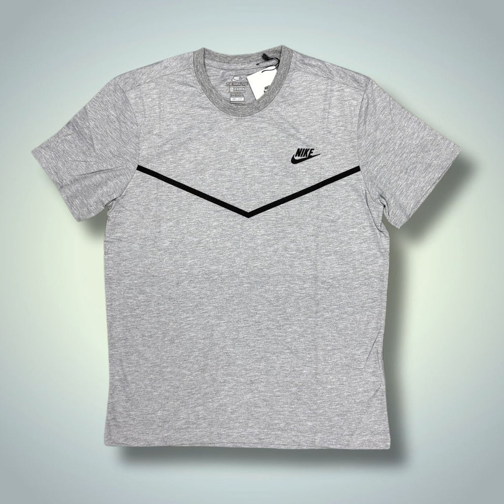 Ανδρικό μπλουζάκι Nike Tech Fleece, κλασικό γκρι. Premium ποιότητα
