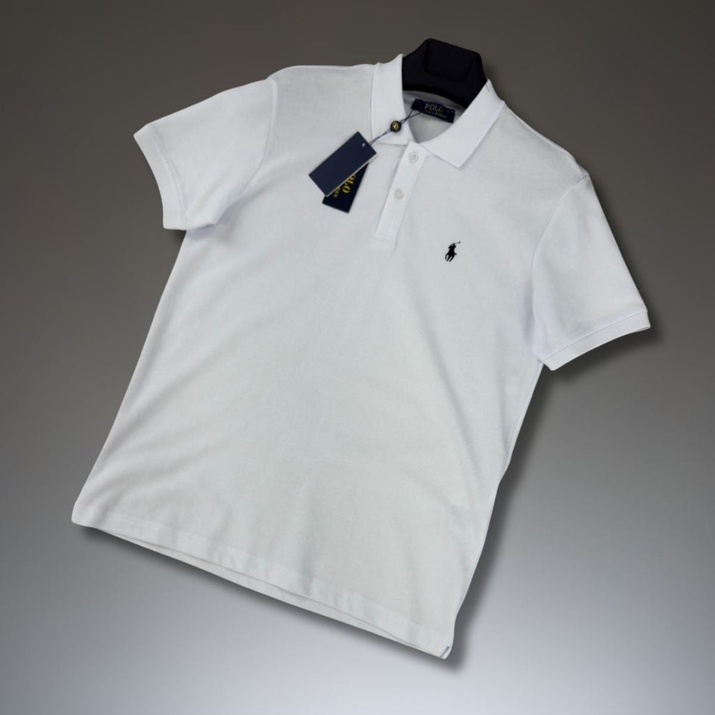 Ανδρικό πόλο μπλουζάκι Ralph Lauren, λευκό. Premium ποιότητα