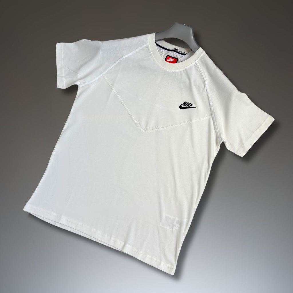 Μπλουζάκι Nike Tech Fleece, εκρού. Μοντέλο 2023. Premium ποιότητα