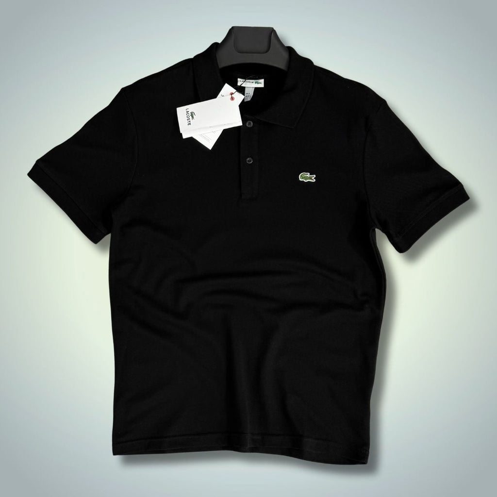 Ανδρική πόλο μπλούζα Lacoste, μαύρη. Premium ποιότητα