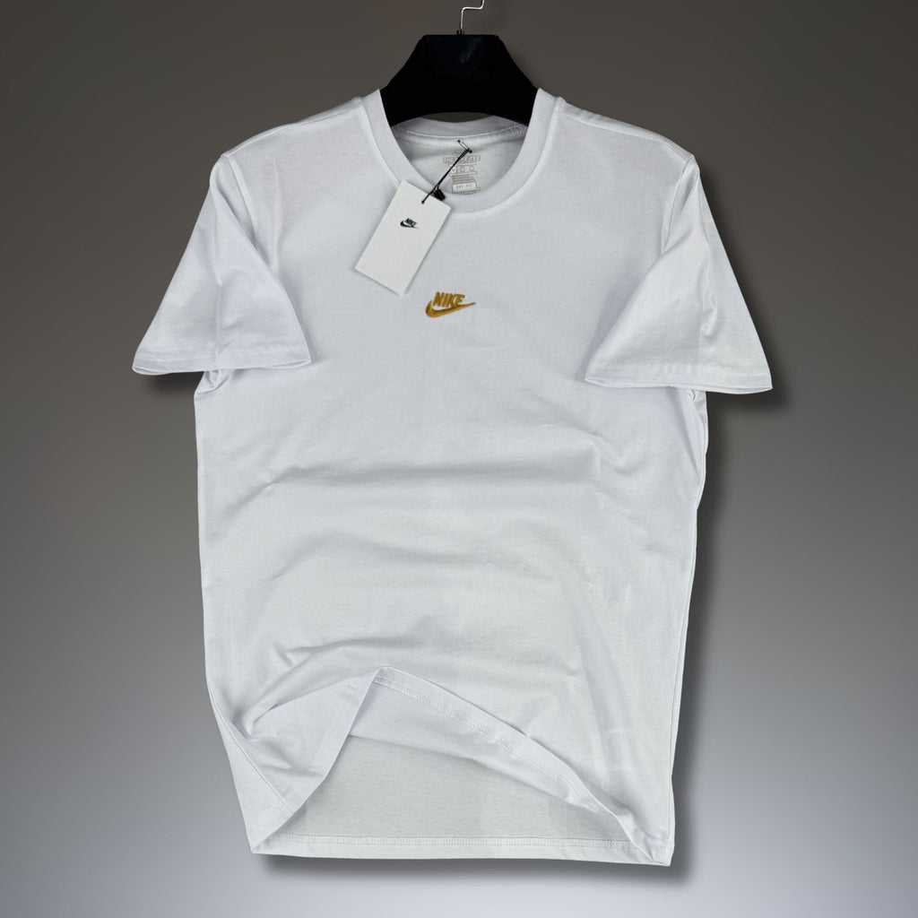 Ανδρικό λευκό κλασικό T-shirt Nike. Premium ποιότητα