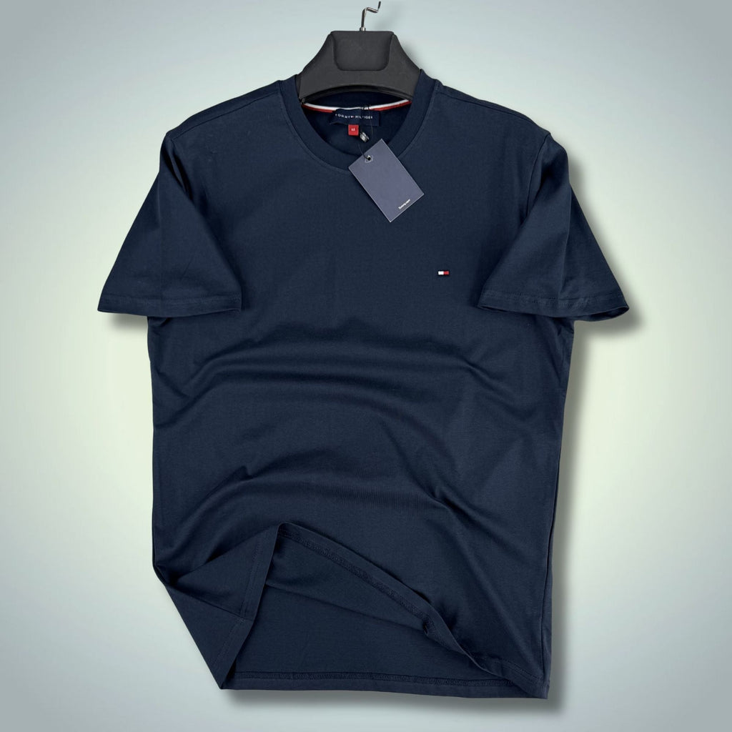 Ανδρικό σκούρο μπλε T-shirt Tommy Hilfiger. Premium ποιότητα