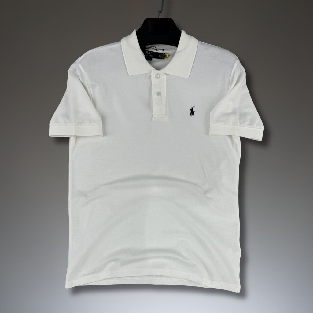 Ανδρικό εκρού polo t-shirt Ralph Lauren. Premium ποιότητα