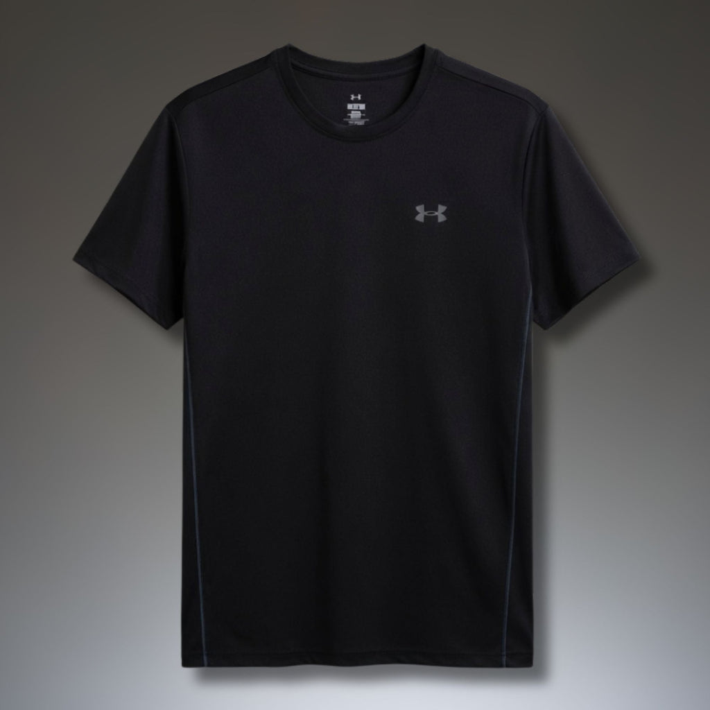 Ανδρική μαύρη μπλούζα Under Armour, μεγάλο λογότυπο στην πλάτη. Premium ποιότητα