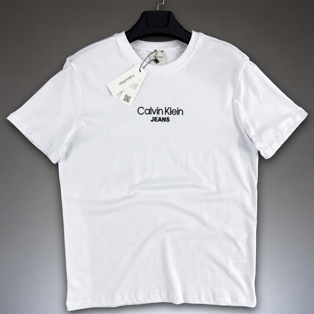 Calvin Klein Classic ανδρικό T-shirt, λευκό. Premium ποιότητα