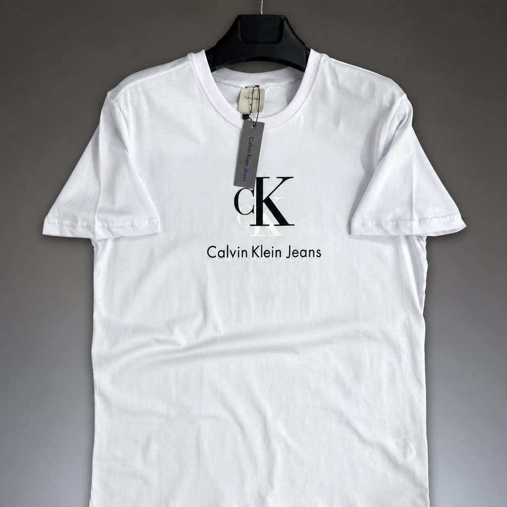 CK Classic ανδρικό T-shirt, λευκό. Premium ποιότητα