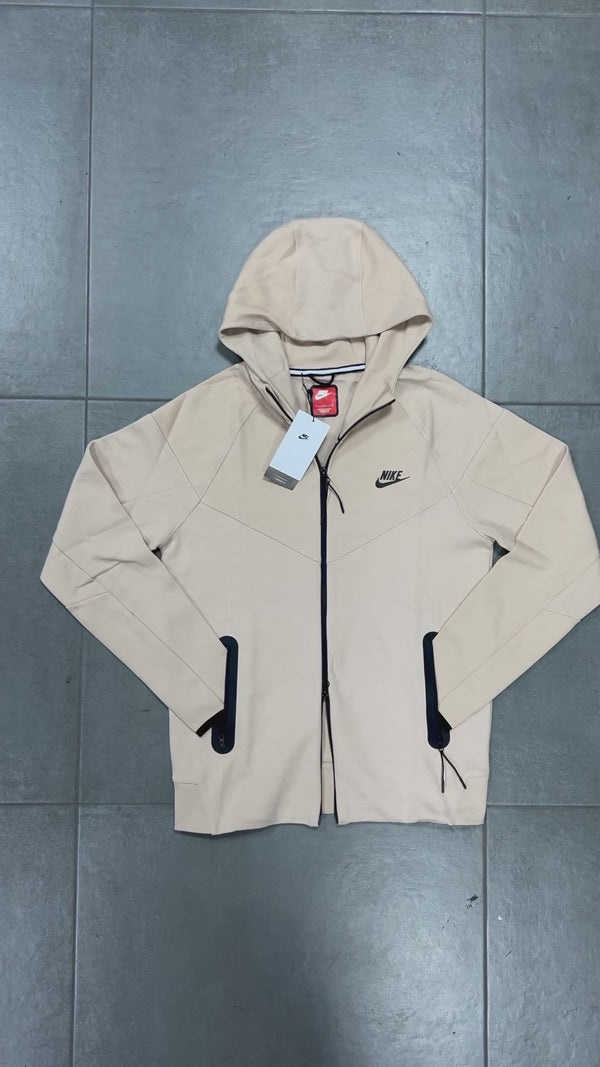 Ανδρικό φούτερ Nike Tech Fleece, μπεζ. Μοντέλο 2023. Premium ποιότητα